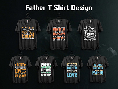 Father T Shirt Design designs, themes, templates and downloadable
