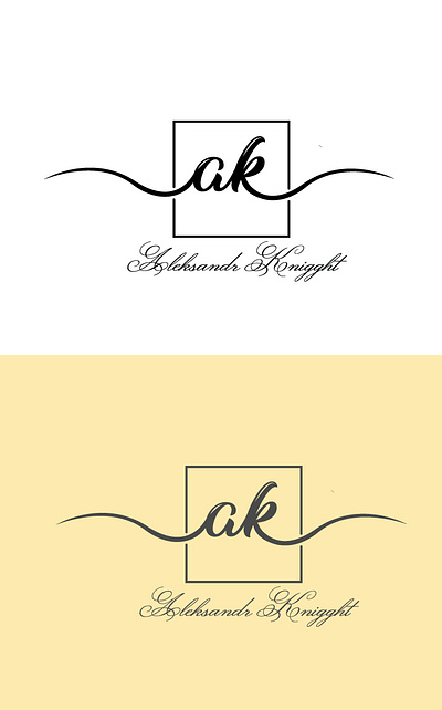AK Logo branding graphic design logo