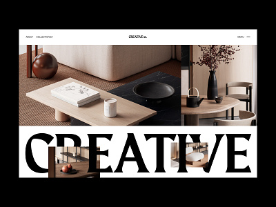 Creative St. branding concept design typography ui card