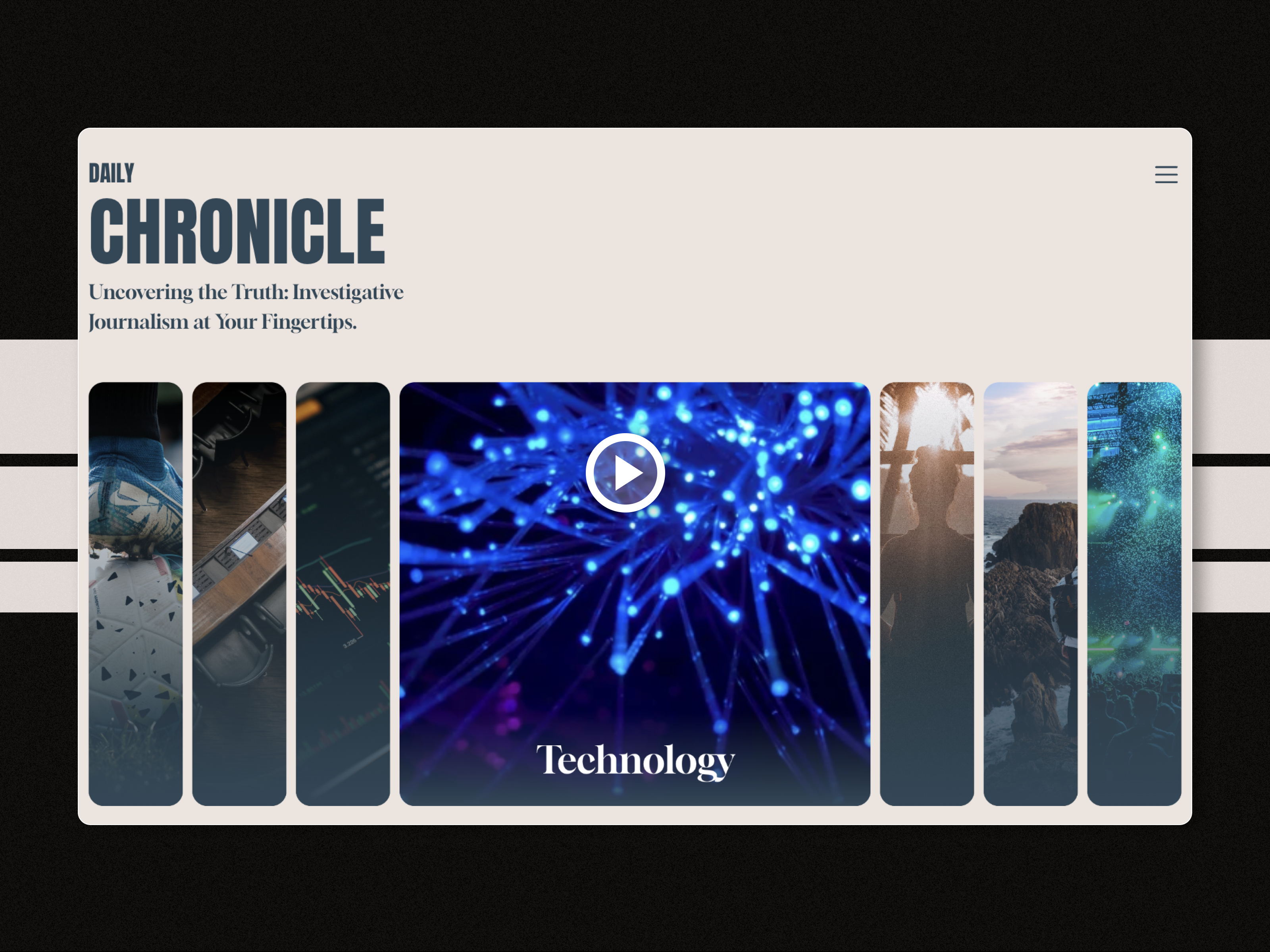 News Website Hero Section concept design design framer framer design framer prototype hero hero section high fidelity prototype landing page news site news site hero section news website responsive design ui ui design uiux user interface design web design website design