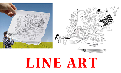 I will draw minimalist line art illustrations and vector tracing design illustration vector
