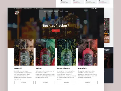 A premium vodka brand website design germany homepage interface modern premium ui ux ui design vodka web design website
