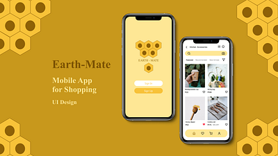 Shopping app for sustainable products app design figma ui ux