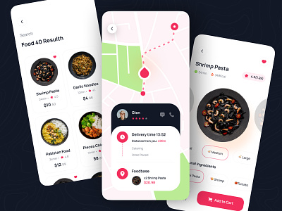 Food mobile application ai app application branding design illustration logo mibile mobile mobile design ui ux vector web design