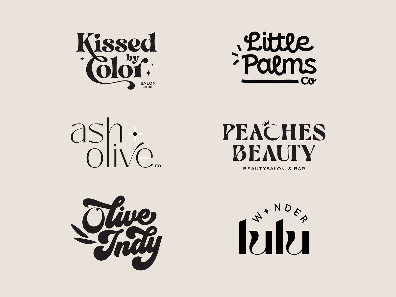 Wordmarks by solvi_designs on Dribbble