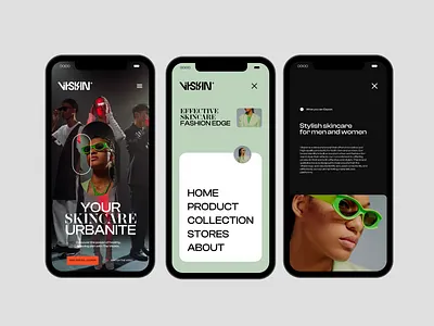 Vitskin - Brand Identity & Website animation brand identity branding graphic design typography ui web design website