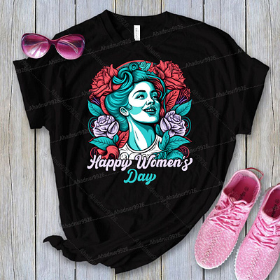 WOMEN'S T-SHIRT DESIGN active shirt clothing custom t shirt design girl graphic design illustration shirt tshirt