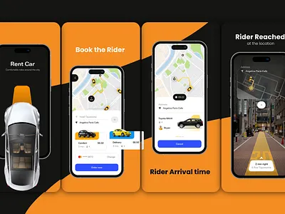 Rent Car - Play Store Screen app design app screen app screenshot app store application design branding car app iphone mockup mobile app mobile screen mobile screenshot mockup design play store rent car screen design screenshot ss travel ui uiux