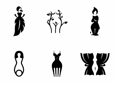 women's beauty body logos womens