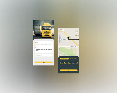 Logistics App app design designresearch save money typography ui ux