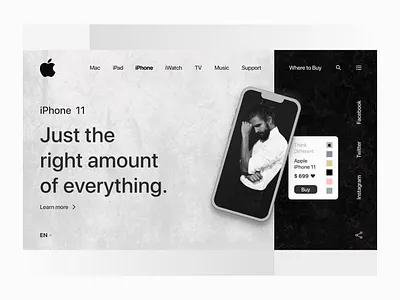 Minimal Landing Page Design design figma landing page ui uiux