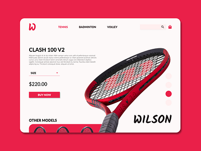 Landing Page Product | Wilson – UI/UX JustDotCom design illustration landing page product ui ux web design