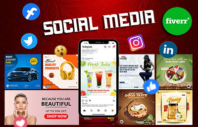 creative social media design, post, banner ads ad design facebook graphic design post design social media