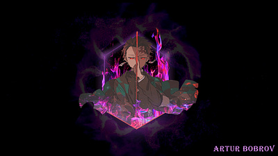Blade of Dissecting Demons - avatar branding demon graphic design graphicdesign illustration space vector