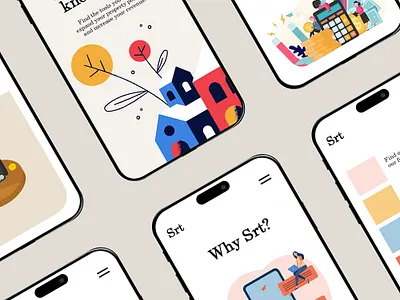 Srt Mobile Website Design brand design branding design graphic design illustration logo mobile responsive ui ux web website design