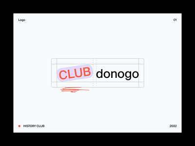 ClubDonogo branding design logo