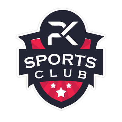 PK Sports Club Logo club graphic design logo design minimalist pk sports