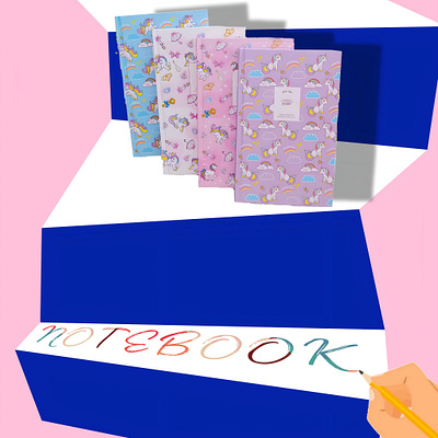 Notebook 3d animation branding design graphic design illustration logo motion graphics notebook ui vector