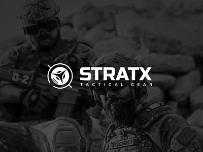 StratX branding combination logo mark minimal logo design minimalist modern logo design
