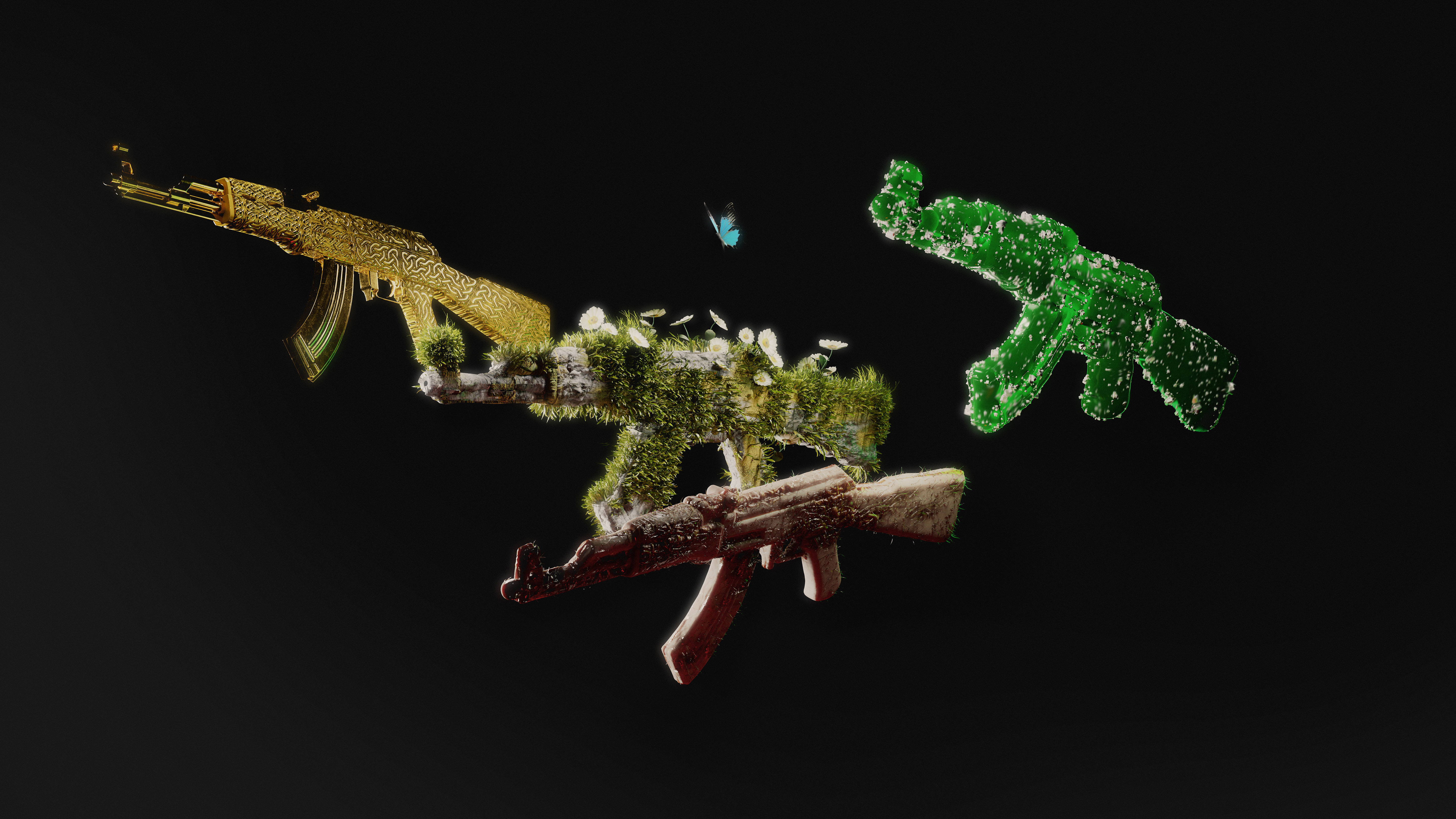AK-Multiverse NFT collection 3d 3d nft 3ddesign animation assault rifle blender3d blockchain concept concept design crypto digital art ethereum fantasy game asset design marketplace metaverse motion graphics nft nftcollection non funginble token