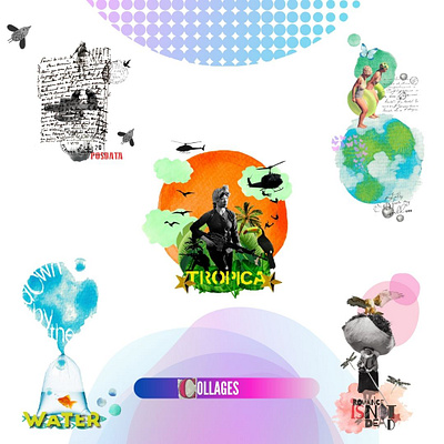 collages design graphic design illustration