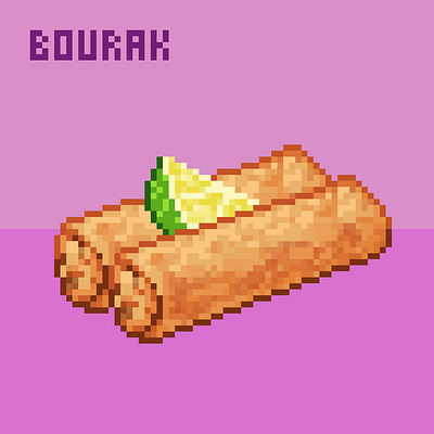 Pixel Art food, Ramadan special 8bit digital illustration fastfood food graphic design illustration pixel art