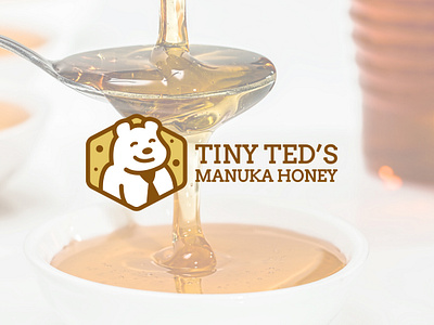 Tiny Ted's - Honey Brand Identity bear brand identity branding graphic design honey logo logo logo and branding logo design logo packaging packaging