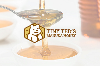 Tiny Ted's - Honey Brand Identity bear brand identity branding graphic design honey logo logo logo and branding logo design logo packaging packaging