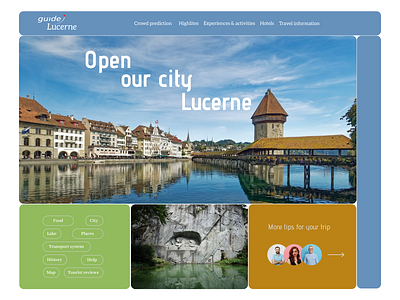 The city guide design graphic design ui ux web site design