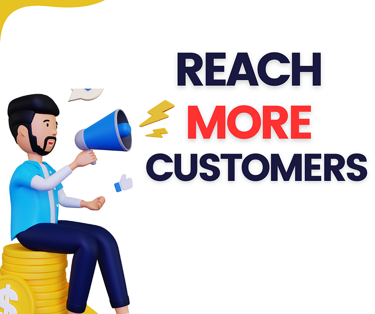 reach-more-customers-by-marketer-babu-on-dribbble