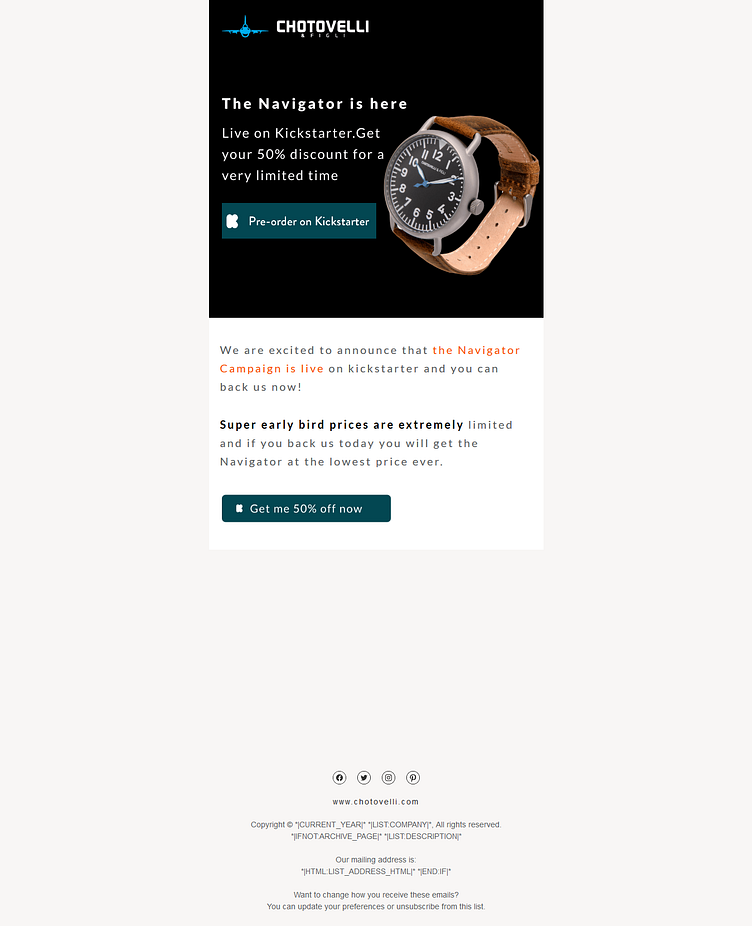 Mailchimp Template Design by Mahfuz Ahamed on Dribbble