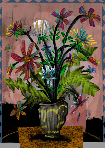 Mind Weeds digitalart drawing flowers illustration illustrator