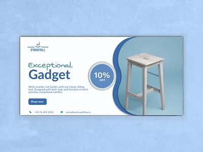 Web Banner design -Gadgets banner branding design illustration logo ui ux webdesign