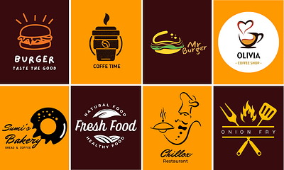 Minimalist restaurant bakery food cafe catering juice bar coff bekary logo cafe logo food logo logo maker minimalist logo restaurent