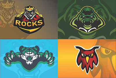 Mascot Logo animation branding design flat gamming logo graphic design illustration logo mascot logo minimal motion graphics ui ux vector