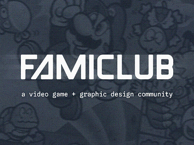 Introducing: FAMICLUB famicase famiclub gaming logo retro video games