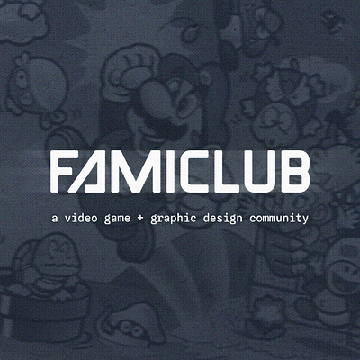 Introducing: FAMICLUB famicase famiclub gaming logo retro video games