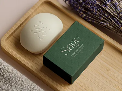 Sage Beauty Studio Branding beauty beauty salon beauty studio branding design graphic design logo logodesign luxurybranding minimal mockup natural organic premium soap