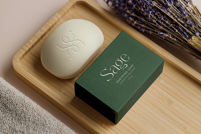 Sage Beauty Studio Branding beauty beauty salon beauty studio branding design graphic design logo logodesign luxurybranding minimal mockup natural organic premium soap