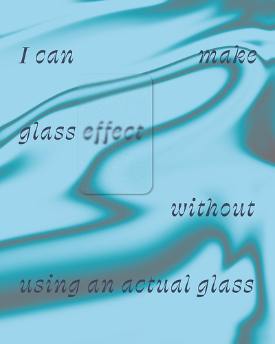 Glass design graphic design typography