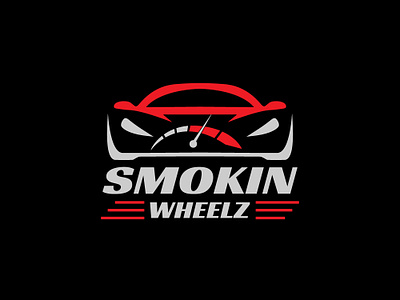 Smokin Wheelz Card Logo Design branding car logo design illustration logo logo design logodesign logos logotype speak logo ui vector