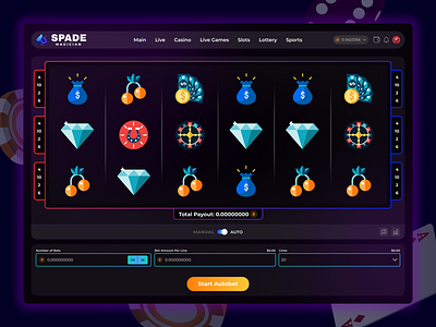 Gambling & IGaming | Slots | Casino app branding casino design figma gambling graphic design igaming slots ui ux