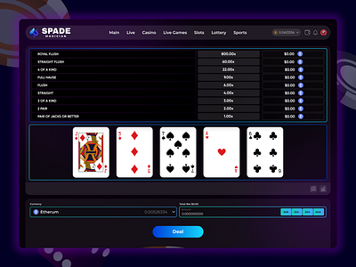 Gambling & iGaming | Poker | Casino app casino design figma gambling graphic design igaming poker ui ux