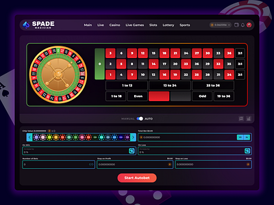 Gambling & iGaming | Roulette | Casino app casino design figma gambling igaming roulette ui ux