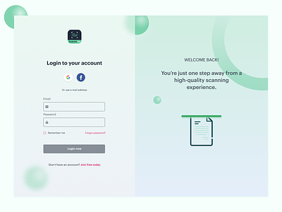 Website Login Page 🔓 blurmorphism ellipse facebook login forgot password freelance design freelancer glassmorphism google login illustration login login form loginpage logo minimalistic modern scanner scanning product signup page uxdesign website login