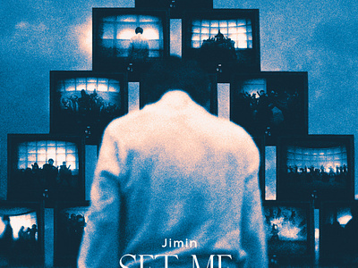 Park Jimin - Set Me Free Pt.2 - inspired poster design design graphic design kpop music photoshop typography