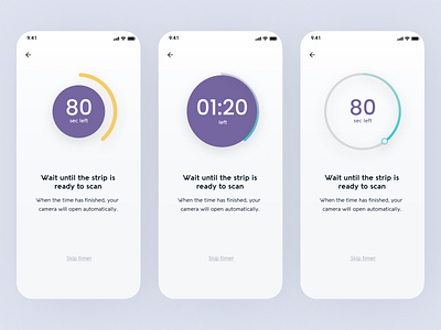 Vivoo - Timer health healthapp timer timer alternatives ui urine urinedata ux