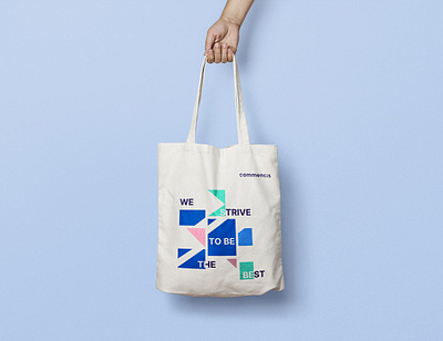 Promotion Concept - Totebag abstract branding branding design corporate design illustration promotion totebag typography vector vector art