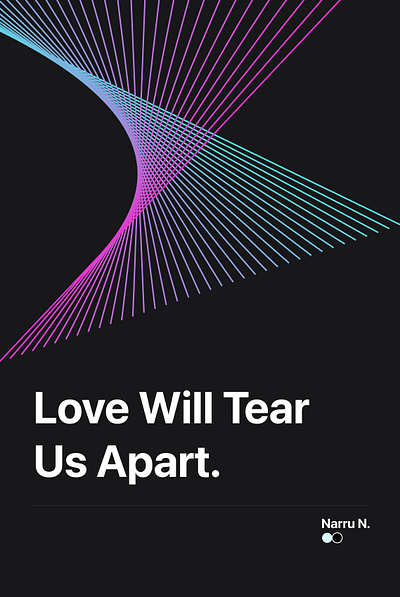 Love will tear us branding design graphic design illustration typography vector