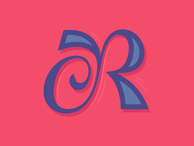 36 Days of Type - R 36 days of type illustration lettering r typography
